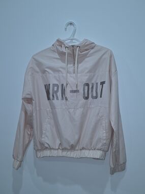 Forever 21 Light Pink Windbreaker Sport Jacket - PRICE NEGOTIABLE